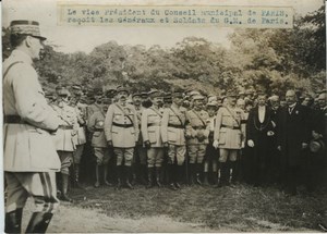 Military Officer Paris Official WWI WW1 Photo 1914-1918