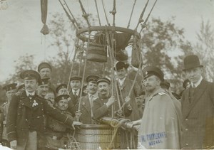 Topographic Surveys Ballooning Russia old Photo 1910