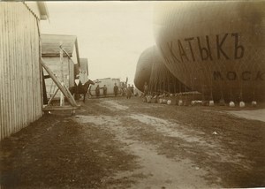 Airplane vs Balloon Exercise Moscow Russia Photos 1912