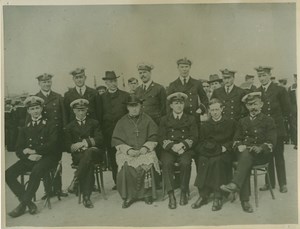 Cardinal Bourne British Catholic Officers WWI WW1 Photo