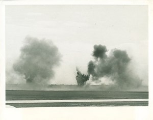 Navy Dive Bomber Squadron Bombing Exercise Photo 1941