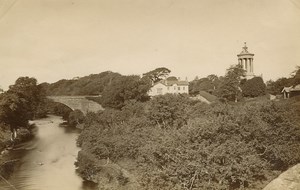 Brig o' Doon Burns Monument Ayr Scotland old Photo 1880