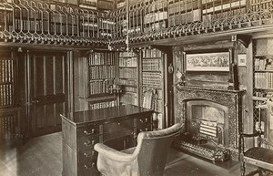 Abbotsford House Sir Walter Scott Study GWW Photo 1880