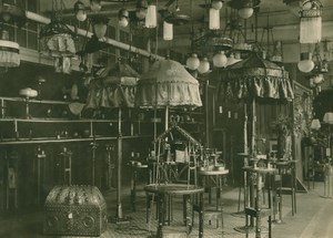 Leipzig Fair Beleuchtung Lamps Exhibit old Photo 1930