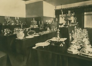 Leipzig Fair Silberwaren Silverware Exhibit Photo 1930