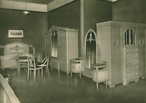 Leipzig Fair Möbel Furniture Exhibit old Photo 1930