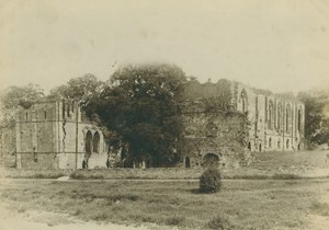 Unidentified Castle Church Ruins England old Photo 1890