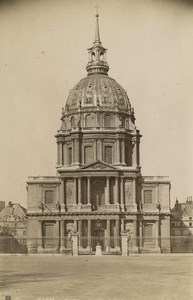 Paris Hotel des Invalides Albumen Photo 1880