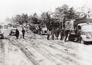 WWII Nazi On Tough Russian Roads WW2 Photo 1941
