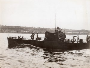 WWII Russian Patrol Boat Danube River WW2 Photo 1941