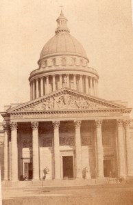Le Pantheon Paris old Albumen CDV Photo 1870