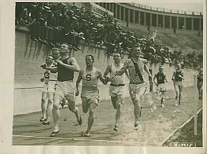 Track Half Mile Run Finish Line Harvard Photo 1922