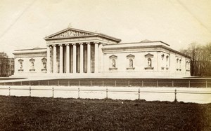 Germany Munich Munchen Monument Building Albumen Print Photograph 1890