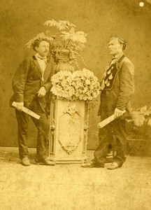 Odd Fellows Grand Master albumen Photo 1860