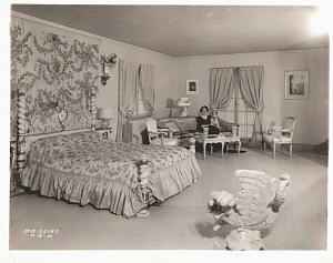 MGM Actress Alice Brady in her Bedroom old Photo 1932