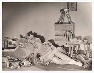 Mary Carlisle as baby girl & plush toys MGM Photo