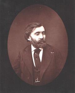 Painter De Bornier old Photo 1880 Mulnier