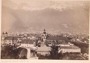 General view Innsbruck mountain old Photo 19C