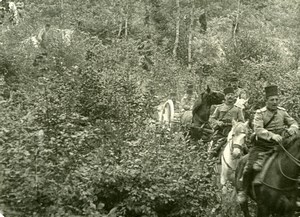 France WWI African Horse Infantry soldiers old Photo 1914-1918