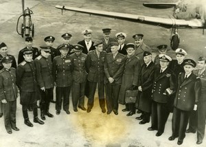 USA ONU United Nations members Pheasant Hunting Trip in Dakota old Photo 1946