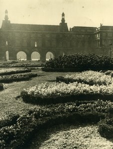 Laure Albin Guillot Garden and Castle Study old signed Photo 1930