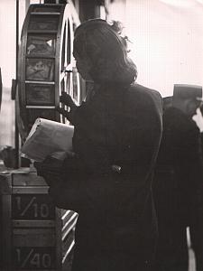 A lucky day ? Woman playing lottery #2 1940