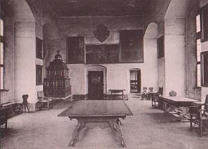 Monastery convent interior Austria ? old Photo 1890