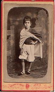 Young Boy Anzin Mines old Studio CDV Photo 1890