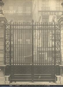 Arts et Metiers Conservatoire Gate Paris old Photo 1900