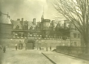 France Paris Cluny Museum Architecture old LP Photo 1900'