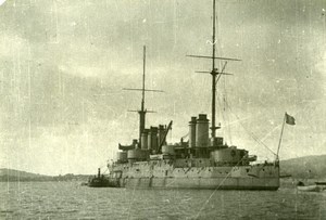 France? French Military Ship Danton class WWI WW1 old Photo 1914-1918