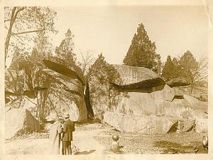 People in Nature in American Park Nature old Photo 1925