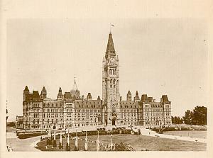 Ottawa Parliament Building General View old Photo 1930