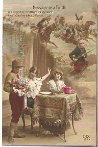 1915 Scouting Boy Scouts Scout WWI PC real Photo