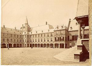 The Hague Binnenhof court Holland old Photo 1890'