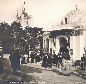 World Fair Alger street Paris StereoView Photo 1900