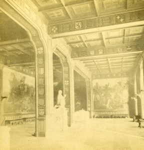 France Versailles Castle Salle des Croisades old Stereoview Photo 1880