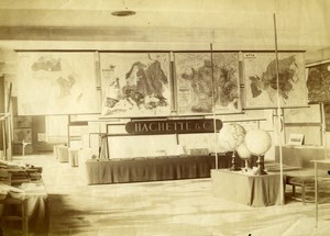 Expo Geographic French Society Hachette Maps Photo 1890