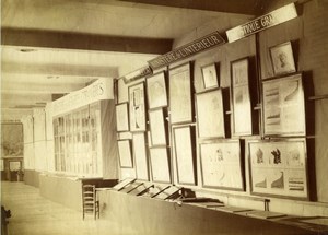 Exhibit Geographic French Society Maps old Photo 1890