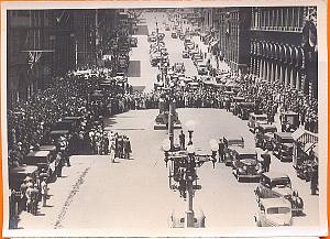 King Georges V death Sydney, Australia, old Photo 1936