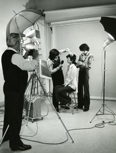 France French Studio Photographer JP Rossignol at work old Photo 1960'