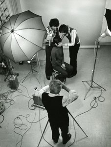 France French Studio Photographer JP Rossignol at work old Photo 1960'