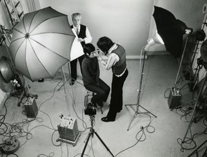 France French Studio Photographer JP Rossignol at work old Photo 1960'