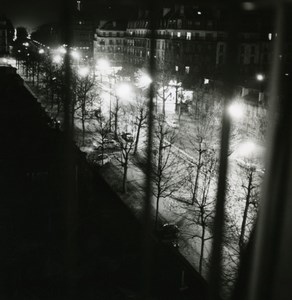 France Paris by Night Paris de Nuit light study old Photo 1960'