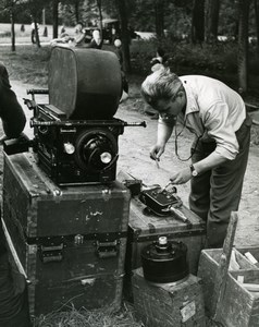 France Photographer Cameraman JP Rossignol Advertising old Photo 1960'