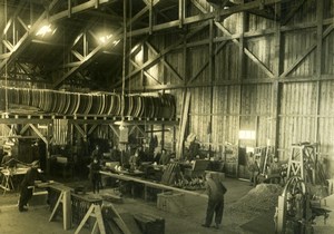 Building Airplanes WWI 2nd Aviation Instruction Center Tours France Photo 1918