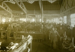 Rotary Motor Section WWI 2nd Aviation Instruction Center Tours France Photo 1918