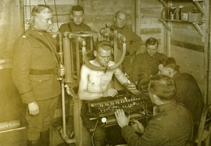 Aviator Breathing Test WWI Aviation Instruction Center Tours France Photo 1918