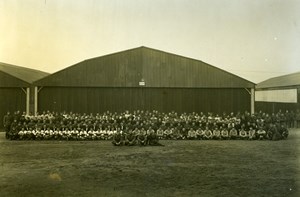 Football Teams WWI AEF 2nd Aviation Instruction Center Tours France Photo 1918