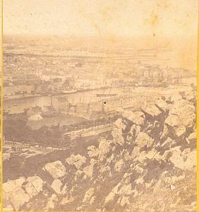 Cherbourg, France , old Photo stereoview 1860'